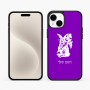 כיסוי בעיצוב אישי עם השם שלך לדגם - Apple iPhone 15 Plus בעיצוב ארנב מחזיק גזר