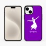 כיסוי בעיצוב אישי עם השם שלך לדגם - Apple iPhone 15 Plus בעיצוב בלרינה