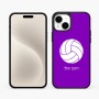כיסוי בעיצוב אישי עם השם שלך לדגם - Apple iPhone 15 Plus בעיצוב כדור כדורעף