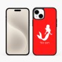 כיסוי בעיצוב אישי עם השם שלך לדגם - Apple iPhone 15 Plus בעיצוב בתולת ים - אישה