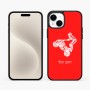 כיסוי בעיצוב אישי עם השם שלך לדגם - Apple iPhone 15 Plus בעיצוב רוכב טרקטורונים