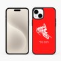 כיסוי בעיצוב אישי עם השם שלך לדגם - Apple iPhone 15 Plus בעיצוב אופנוע שלג