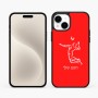 כיסוי בעיצוב אישי עם השם שלך לדגם - Apple iPhone 15 Plus בעיצוב שחקן כדורעף