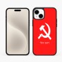 כיסוי בעיצוב אישי עם השם שלך לדגם - Apple iPhone 15 Plus בעיצוב פטיש ומגל