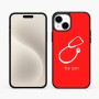 כיסוי בעיצוב אישי עם השם שלך לדגם - Apple iPhone 15 Plus בעיצוב סטטוסקופ רופא