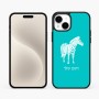 כיסוי בעיצוב אישי עם השם שלך לדגם - Apple iPhone 15 Plus בעיצוב זברה