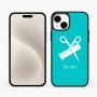 כיסוי בעיצוב אישי עם השם שלך לדגם - Apple iPhone 15 Plus בעיצוב מעצב שיער