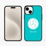 כיסוי בעיצוב אישי עם השם שלך לדגם - Apple iPhone 15 Plus בעיצוב כדור כדורעף