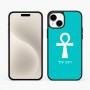 כיסוי בעיצוב אישי עם השם שלך לדגם - Apple iPhone 15 Plus בעיצוב אנק - מפתח החיים המצרי