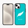 כיסוי בעיצוב אישי עם השם שלך לדגם - Apple iPhone 15 Plus בעיצוב נוצת נוצה