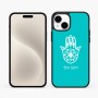 כיסוי בעיצוב אישי עם השם שלך לדגם - Apple iPhone 15 Plus בעיצוב חמסה - קבלה