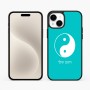 כיסוי בעיצוב אישי עם השם שלך לדגם - Apple iPhone 15 Plus בעיצוב סמל יינג יאנג