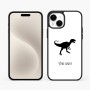 כיסוי בעיצוב אישי עם השם שלך לדגם - Apple iPhone 15 Plus בעיצוב דינוזאור