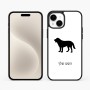 כיסוי בעיצוב אישי עם השם שלך לדגם - Apple iPhone 15 Plus בעיצוב כלב