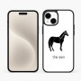 כיסוי בעיצוב אישי עם השם שלך לדגם - Apple iPhone 15 Plus בעיצוב סוס