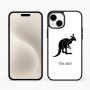 כיסוי בעיצוב אישי עם השם שלך לדגם - Apple iPhone 15 Plus בעיצוב קנגורו