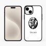 כיסוי בעיצוב אישי עם השם שלך לדגם - Apple iPhone 15 Plus בעיצוב פני אריה