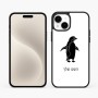 כיסוי בעיצוב אישי עם השם שלך לדגם - Apple iPhone 15 Plus בעיצוב פינגווין