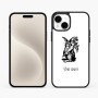 כיסוי בעיצוב אישי עם השם שלך לדגם - Apple iPhone 15 Plus בעיצוב ארנב מחזיק גזר