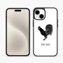 כיסוי בעיצוב אישי עם השם שלך לדגם - Apple iPhone 15 Plus בעיצוב תרנגול
