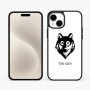 כיסוי בעיצוב אישי עם השם שלך לדגם - Apple iPhone 15 Plus בעיצוב זאב