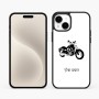 כיסוי בעיצוב אישי עם השם שלך לדגם - Apple iPhone 15 Plus בעיצוב הארלי-דיווידסון