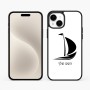 כיסוי בעיצוב אישי עם השם שלך לדגם - Apple iPhone 15 Plus בעיצוב סירה