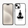 כיסוי בעיצוב אישי עם השם שלך לדגם - Apple iPhone 15 Plus בעיצוב אימון יוגה