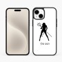 כיסוי בעיצוב אישי עם השם שלך לדגם - Apple iPhone 15 Plus בעיצוב אישה שטן