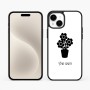 כיסוי בעיצוב אישי עם השם שלך לדגם - Apple iPhone 15 Plus בעיצוב פרח