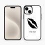 כיסוי בעיצוב אישי עם השם שלך לדגם - Apple iPhone 15 Plus בעיצוב שפתיים - נשיקה
