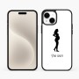 כיסוי בעיצוב אישי עם השם שלך לדגם - Apple iPhone 15 Plus בעיצוב אישה בהריון