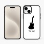 כיסוי בעיצוב אישי עם השם שלך לדגם - Apple iPhone 15 Plus בעיצוב גיטרה