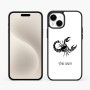 כיסוי בעיצוב אישי עם השם שלך לדגם - Apple iPhone 15 Plus בעיצוב מזלות - עקרב