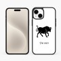 כיסוי בעיצוב אישי עם השם שלך לדגם - Apple iPhone 15 Plus בעיצוב מזלות - שור