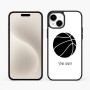 כיסוי בעיצוב אישי עם השם שלך לדגם - Apple iPhone 15 Plus בעיצוב כדורסל