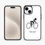 כיסוי בעיצוב אישי עם השם שלך לדגם - Apple iPhone 15 Plus בעיצוב אופניים אולימפיים
