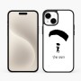 כיסוי בעיצוב אישי עם השם שלך לדגם - Apple iPhone 15 Plus בעיצוב צניחה חופשית