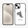כיסוי בעיצוב אישי עם השם שלך לדגם - Apple iPhone 15 Plus בעיצוב אופנוע שלג