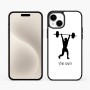 כיסוי בעיצוב אישי עם השם שלך לדגם - Apple iPhone 15 Plus בעיצוב הרמת משקולות
