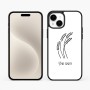 כיסוי בעיצוב אישי עם השם שלך לדגם - Apple iPhone 15 Plus בעיצוב חיטה גלית זהב