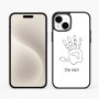כיסוי בעיצוב אישי עם השם שלך לדגם - Apple iPhone 15 Plus בעיצוב יד