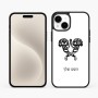 כיסוי בעיצוב אישי עם השם שלך לדגם - Apple iPhone 15 Plus בעיצוב פרחי קרן