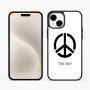 כיסוי בעיצוב אישי עם השם שלך לדגם - Apple iPhone 15 Plus בעיצוב סמל השלום