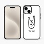 כיסוי בעיצוב אישי עם השם שלך לדגם - Apple iPhone 15 Plus בעיצוב יד סלע