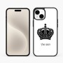 כיסוי בעיצוב אישי עם השם שלך לדגם - Apple iPhone 15 Plus בעיצוב כתר מלכותי