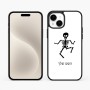 כיסוי בעיצוב אישי עם השם שלך לדגם - Apple iPhone 15 Plus בעיצוב סקלטון