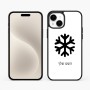 כיסוי בעיצוב אישי עם השם שלך לדגם - Apple iPhone 15 Plus בעיצוב שלג