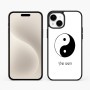 כיסוי בעיצוב אישי עם השם שלך לדגם - Apple iPhone 15 Plus בעיצוב סמל יינג יאנג