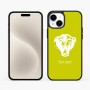 כיסוי בעיצוב אישי עם השם שלך לדגם - Apple iPhone 15 Plus בעיצוב פני פנטרה